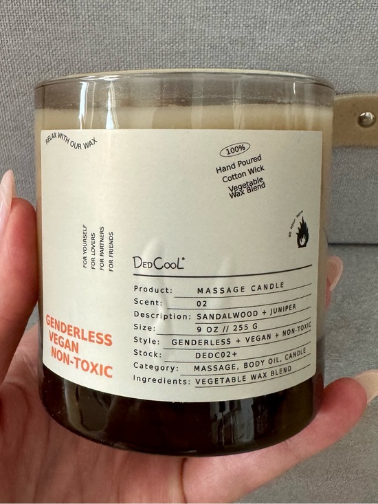 DedCool Other - DedCool massage candle